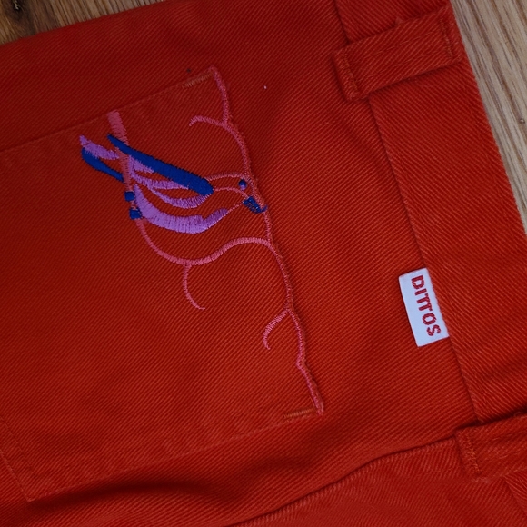 VTG💥Rare💥 Red Dittos Jeans 1970s Authentic Bells Wide - Picture 6 of 13